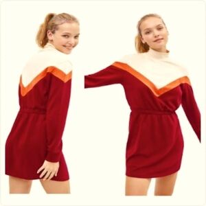 Bershka Sweatshirt Color-block Dress | XS